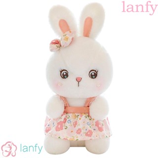 Lanfy ตุ๊กตากระต่ายจําลอง หูยาว 30 ซม. ของเล่น สําหรับของขวัญวันเกิด คริสต์มาส