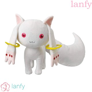 Lanfy Kyubey ตุ๊กตายัดนุ่น ของเล่น น่ารัก ตุ๊กตายัดนุ่น ตุ๊กตา Qbay Cat Puella Magi