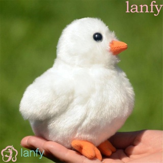 Lanfy ตุ๊กตาเป็ดจําลอง เสมือนจริง ของขวัญคริสต์มาส วันเกิด ของเล่นสําหรับเด็ก