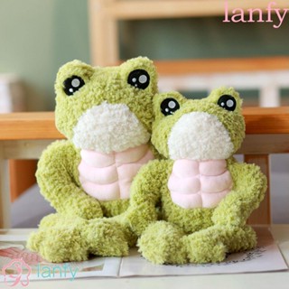 Lanfy หมอนตุ๊กตานุ่ม รูปกบน่ารัก เหมาะกับการนอนหลับ ของเล่นสําหรับเด็ก