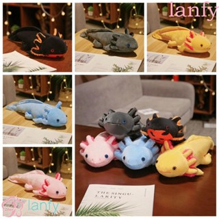 Lanfy ตุ๊กตายัดนุ่น Salamander ปลานิวท์ สีสันสดใส สีชมพู สีเหลือง สีเทา สีฟ้า สําหรับเด็กผู้ชาย และเด็กผู้หญิง