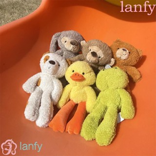 Lanfy ตุ๊กตายัดไส้ รูปการ์ตูนสัตว์ ของขวัญคริสต์มาส ของเล่นสําหรับเด็ก