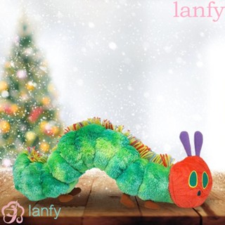 Lanfy ของเล่นหนอนผีเสื้อ แบบนิ่ม สีเขียว ที่ทนต่อการสึกหรอ สําหรับอ่านหนังสือ