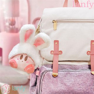 Lanfy ตุ๊กตาฟิกเกอร์ รูปกระต่ายหูยาวน่ารัก แบบนิ่ม เหมาะกับของขวัญวันหยุด ของเล่นสําหรับเด็ก