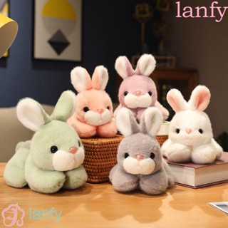 Lanfy หมอนตุ๊กตากระต่าย แบบนิ่ม ขนาดเล็ก ของเล่นสําหรับเด็ก