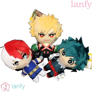 Lanfy ตุ๊กตานุ่ม รูปการ์ตูนอนิเมะ My Hero Academia Shouto Todoroki Midoriya Izuku ขนาด 15 ซม.