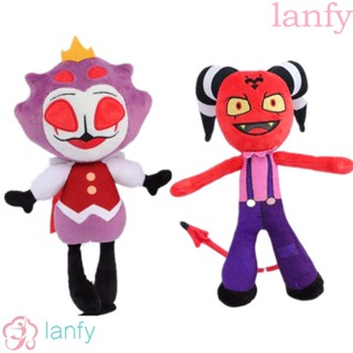 Lanfy หมอนตุ๊กตานุ่ม รูปการ์ตูนอนิเมะ Helluva Boss ฮาโลวีน Asmodeus Loo Loo Land Loona Stolas สําหรับเด็ก