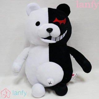 Lanfy Dangan Ronpa Super Danganronpa ตุ๊กตาหมีขาวดํา ของเล่นยัดไส้ สําหรับเด็ก