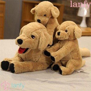 Lanfy ตุ๊กตาสุนัขลาบราดอร์จําลอง ของเล่นสําหรับเด็ก