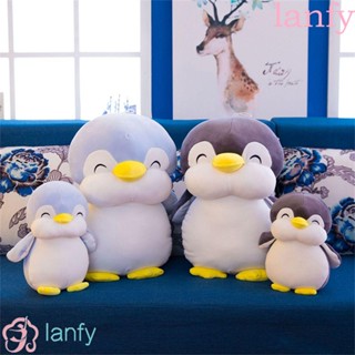 Lanfy หมอนตุ๊กตานุ่ม รูปการ์ตูนเพนกวิน ของขวัญคริสต์มาส ขนาด 25-40 ซม. สําหรับเด็กผู้ชาย และเด็กผู้หญิง