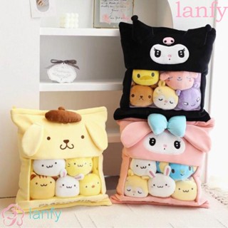 Lanfy หมอนตุ๊กตานุ่ม รูปการ์ตูนอนิเมะ Pompompurin Mymelody ของเล่น ของขวัญ สําหรับเด็ก