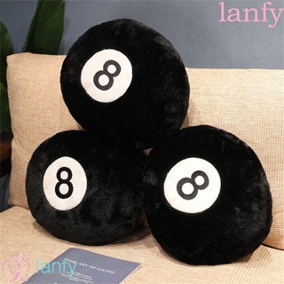 Lanfy หมอนตุ๊กตานุ่ม รูปลูกบิลเลียดจําลอง ขนาด 35 ซม. 50 ซม. 8 ลูก สําหรับตกแต่งบ้าน ห้องนอน โซฟา