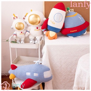 Lanfy หมอนตุ๊กตานุ่ม รูปการ์ตูนนักบินอวกาศ อวกาศ ของขวัญวันเกิด สําหรับตกแต่งบ้าน