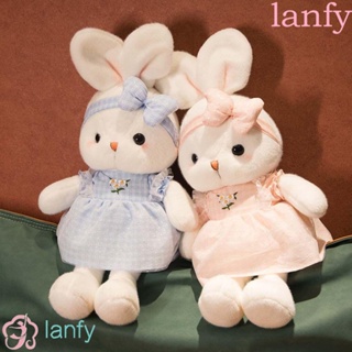 Lanfy หมอนตุ๊กตานุ่ม รูปการ์ตูนกระต่าย เจ้าหญิงน่ารัก สําหรับตกแต่งบ้าน