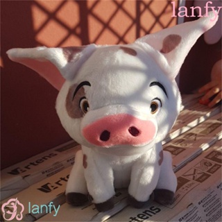 Lanfy ตุ๊กตาการ์ตูนหมูนั่ง แบบนิ่ม ของขวัญคริสต์มาส สําหรับตกแต่งบ้าน