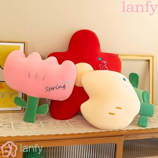 Lanfy เบาะรองนั่งเก้าอี้ทาทามิ แบบนิ่ม ลายดอกไม้ สําหรับตกแต่งบ้าน โซฟา ในร่ม สํานักงาน