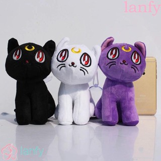 Lanfy ของเล่นตุ๊กตานุ่ม รูปการ์ตูนอนิเมะเซเลอร์มูน สีขาว ของขวัญสําหรับเด็ก