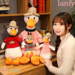 Lanfy หมอนตุ๊กตาเป็ดนอนหลับ ของขวัญ ของเล่นสําหรับเด็ก