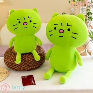 Lanfy หมอนตุ๊กตา รูปแมวกระวนกระวายใจ คริสต์มาส DIY สําหรับตกแต่งกระเป๋าเครื่องสําอาง กระเป๋าสะพายไหล่