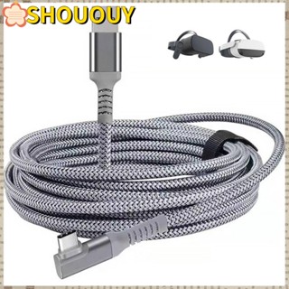 Shououy สายเคเบิลข้อมูล Type-C USB-C PD 60W สําหรับ 1/2 VR