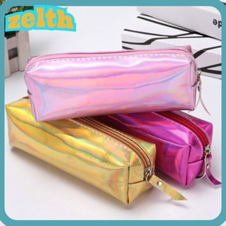 Zelth กล่องดินสอเลเซอร์ PVC กันน้ํา แบบพกพา 6 สี 2 ชิ้น