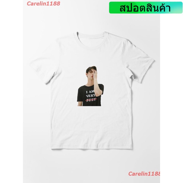 หยาง1  New Sarawat 2gether Essential T-Shirt ผู้หญิง ดพิมพ์ลาย เสื้อยืดผ้าฝ้าย คอกลม cotton แฟชั่น s