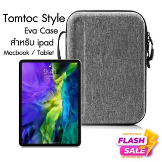 Tomtoc Padfolio Style งาน OEM กระเป๋าไอแพด เคสไอแพด Case ipad Eva Case สำหรับ ipad Macbook tablet ทุกรุ่น ขนาด 11" 12.9"