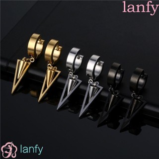 Lanfy ผู้ชาย โกธิค ต่างหู บุคลิกภาพ ที่ไม่ซ้ํากัน อินเทรนด์ ของขวัญวันเกิด พังก์ แฟชั่น เครื่องประดับ ฮิปฮอป สไตล์เกาหลี ต่างหู