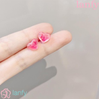 Lanfy ผู้หญิง ต่างหูสตั๊ด ปาร์ตี้ วินเทจ มุก หัวใจ ผีเสื้อ ของขวัญ เพทาย ต่างหูหล่น