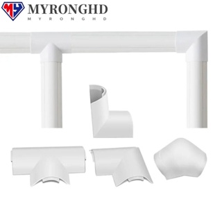 Myronghd ฝาครอบป้องกันสายไฟ PVC ทนทาน อุปกรณ์เสริม สําหรับจัดเก็บสายไฟ