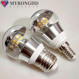 Myronghd หลอดไฟ LED 5W 7W 9W E27 E14 2023 สีขาว สําหรับตกแต่ง