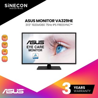 ASUS MONITOR 31.5 FHD IPS 75Hz จอมอนิเตอร์ VA329HE Warranty 3 Year