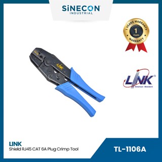 Link(ลิ้งค์) คีมเข้าหัวแลน CAT 6A รุ่น TL-1106A Shield RJ 45 CAT 6A PLUG CRIMP TOOL