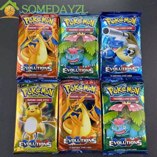 Somedayzl การ์ดโปเกม่อน Team Up การ์ดของขวัญเด็ก แท็ก GX Unbroken Evolutions การ์ดสะสม