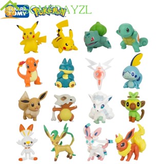 Somedayzl ฟิกเกอร์ ปิกาจู อะนิเมะ Abra Charmander Vulpix Squirtle Eevee Action Figures