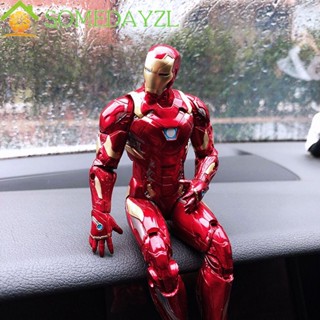 Somedayzl ฟิกเกอร์ Avengers Iron Man Iron Man แดชบอร์ดน่ารัก เครื่องประดับตกแต่งคอนโซลกลางรถยนต์ ฟิกเกอร์แอกชัน