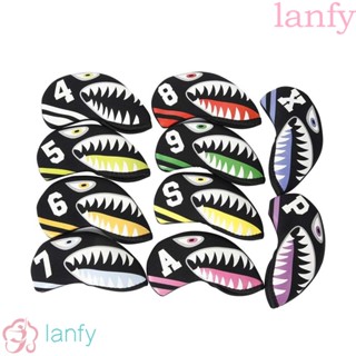 Lanfy ปลอกสวมหัวไม้กอล์ฟ เหล็ก ทนทาน สําหรับฝึกตีกอล์ฟ