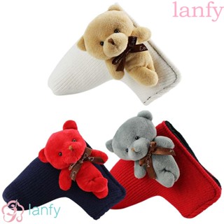 Lanfy ผ้าคลุมหัวไม้กอล์ฟ แบบนิ่ม ป้องกันฝุ่น ลายการ์ตูน