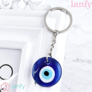 Lanfy พวงกุญแจแฟชั่น จี้ตุรกี 30 มม. DIY