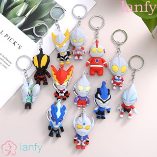 Lanfy พวงกุญแจ จี้อุลตร้าแมน ประติมากรรมอุลตร้าแมน อะนิเมะญี่ปุ่น เลือดร้อน อะนิเมะ พวงกุญแจ