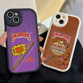 เคสโทรศัพท์มือถือหนังแกะ ซิลิโคน ลายควันบุหรี่ สําหรับ Iphone 14 Pro Max 13 12 11 Mini X Xr Xs 8 7