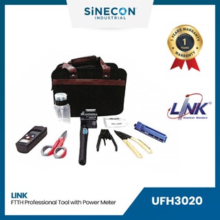 Link(ลิ้งค์) ชุดเครื่องมือไฟเบอร์เพาเวอร์มิเตอร์ UFH3020 FTTH PROFESSIONAL TOOL w/Power meter