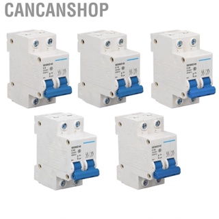 Cancanshop DC Miniature Circuit Breaker Safe 6KA Breaking  Strong Contact 600V 2P PV Air with Flame Retardant