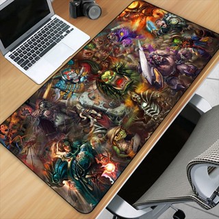 ขายดีที่สุด แผ่นรองเมาส์ พิมพ์ลายอนิเมะ World of Warcraft HD ขนาดใหญ่ สําหรับคอมพิวเตอร์ตั้งโต๊ะ