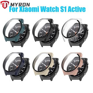 Myron เคส PC แบบแข็ง ป้องกันรอยขีดข่วน สําหรับ Mi Watch S1