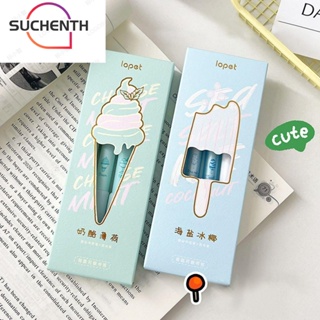 Suchenth ปากกาเจล พลาสติก สีดํา 0.5 มม. สําหรับสํานักงาน โรงเรียน 4 ชิ้น ต่อแพ็ค