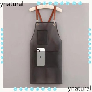 Ynatural ผ้ากันเปื้อนตัดผม TPU กันน้ํา อุปกรณ์ครัวเรือน ช่างทําผม ชุดทํางาน