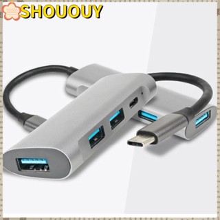 Shououy ฮับแยกข้อมูล USB C USB 3.0 Type-C สําหรับแล็ปท็อป