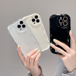 เคสโทรศัพท์มือถือซิลิโคน TPU แบบนิ่ม ลายครีม ขอบหยัก สําหรับ Realme 10 9 8 7 6 5 Pro 9i 8i 7i