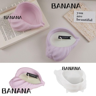 Banana1 แม่พิมพ์ซิลิโคน รูปหอยสังข์ สไตล์มหาสมุทร สําหรับทําเทียน DIY